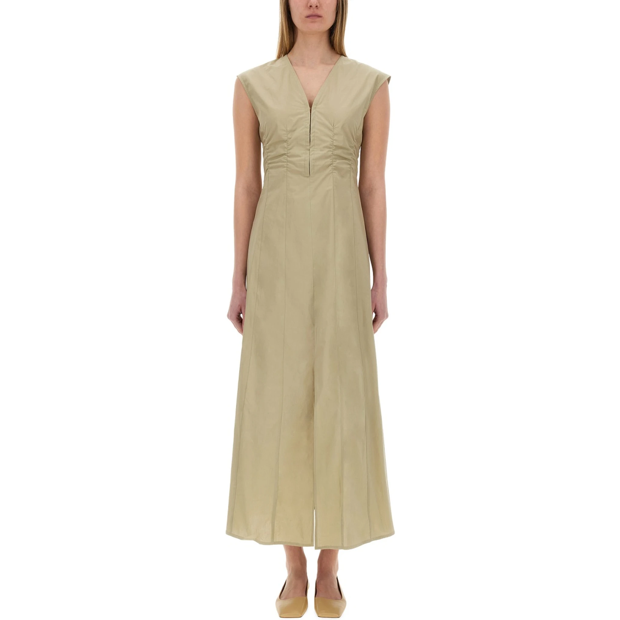 LONG POPLIN DRESS