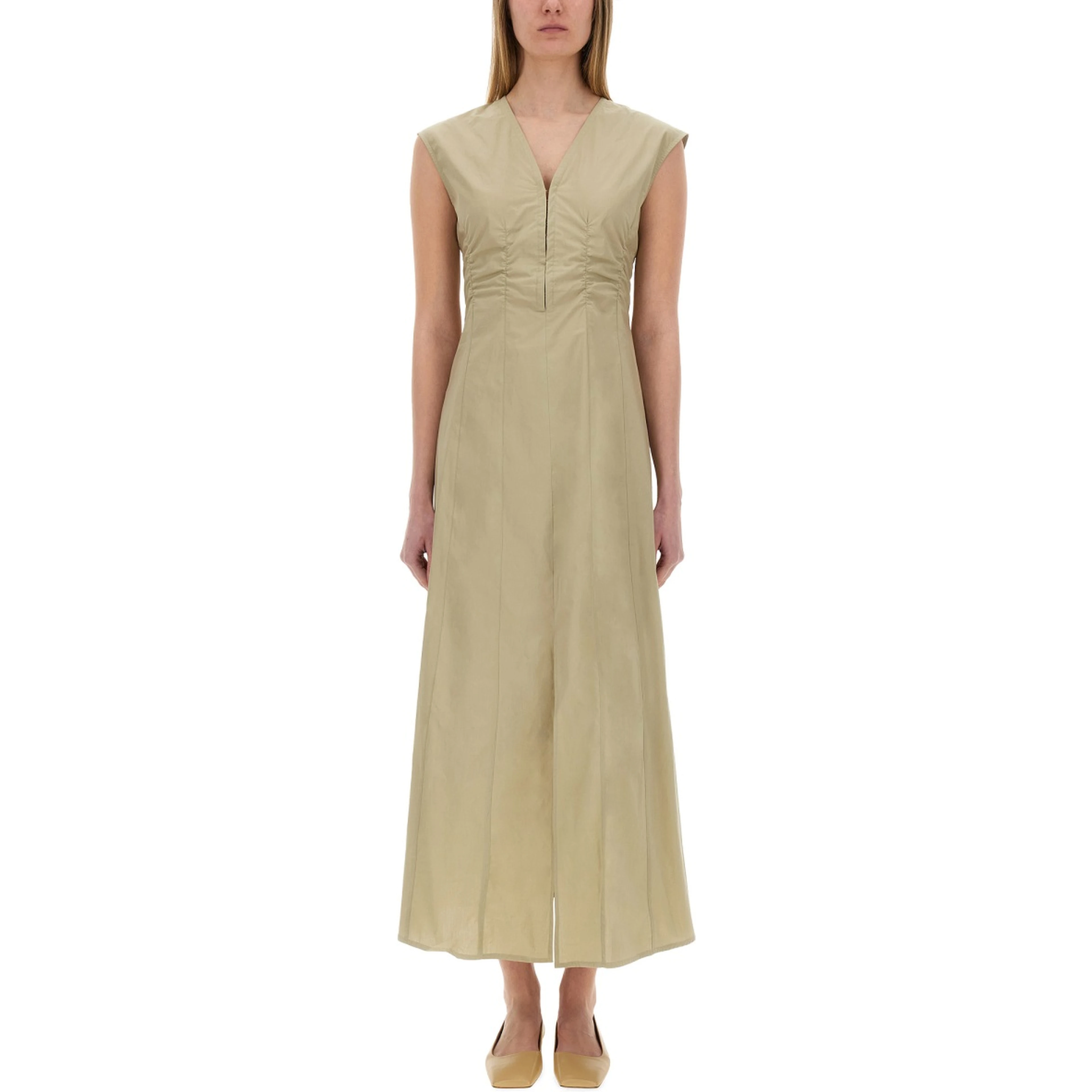 LONG POPLIN DRESS