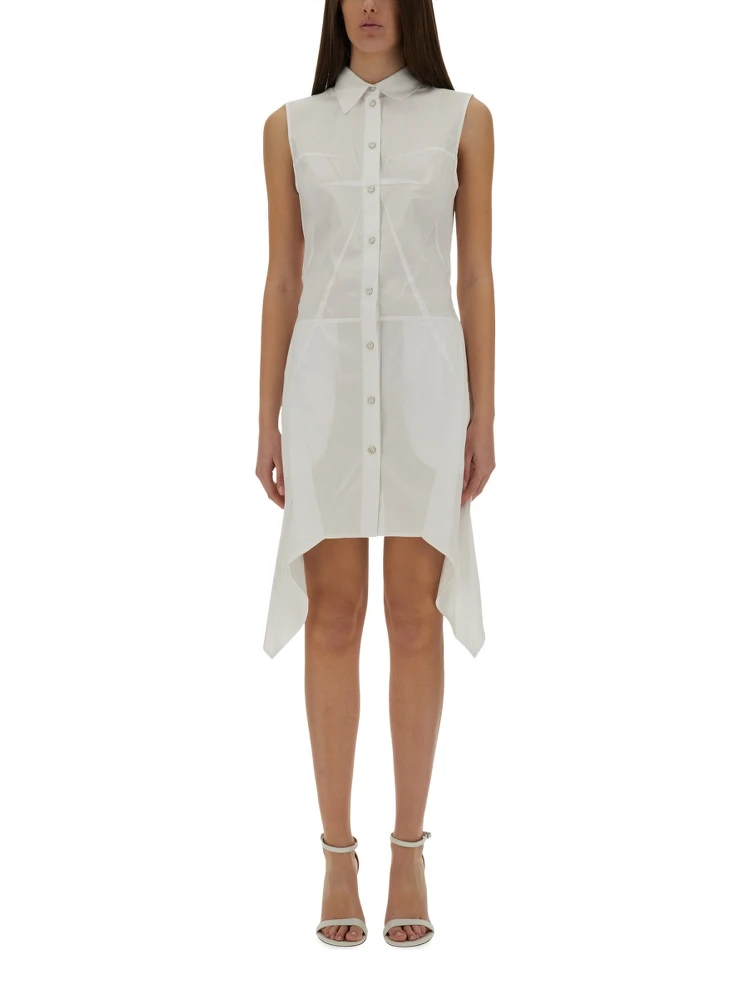 BUSTIER SHIRT DRESS