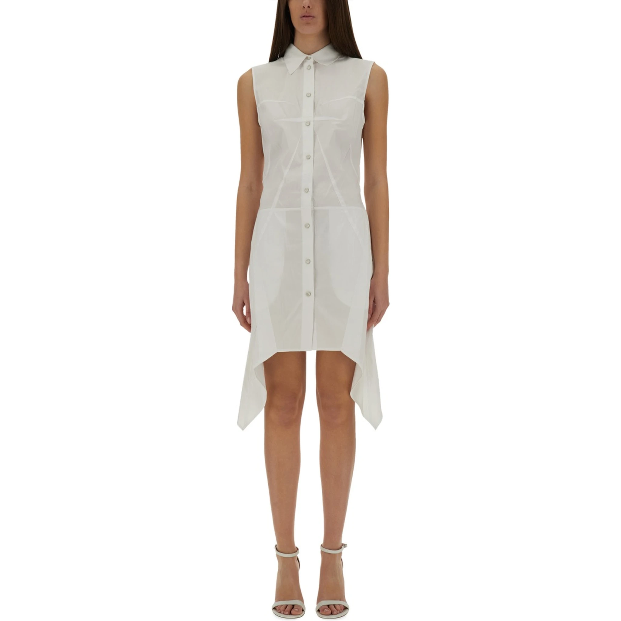 BUSTIER SHIRT DRESS