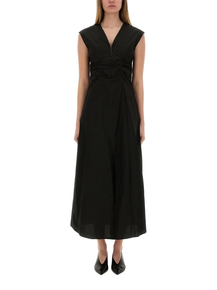 LONG POPLIN DRESS