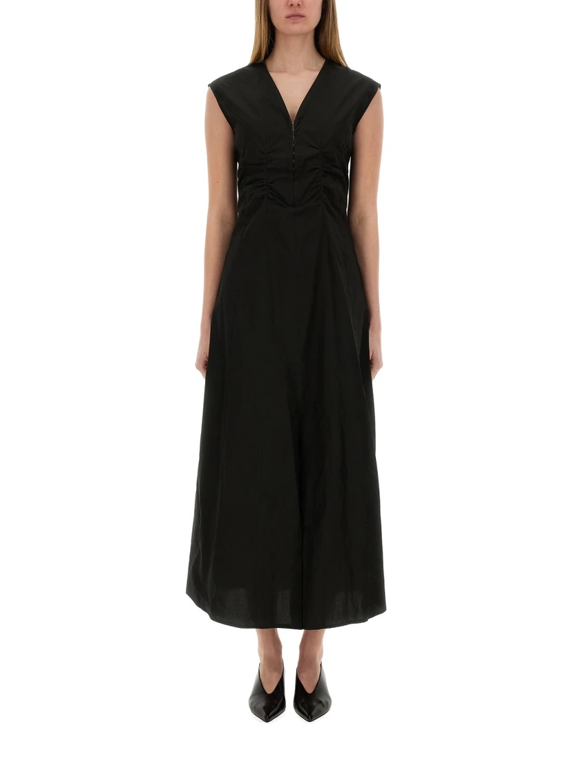 LONG POPLIN DRESS
