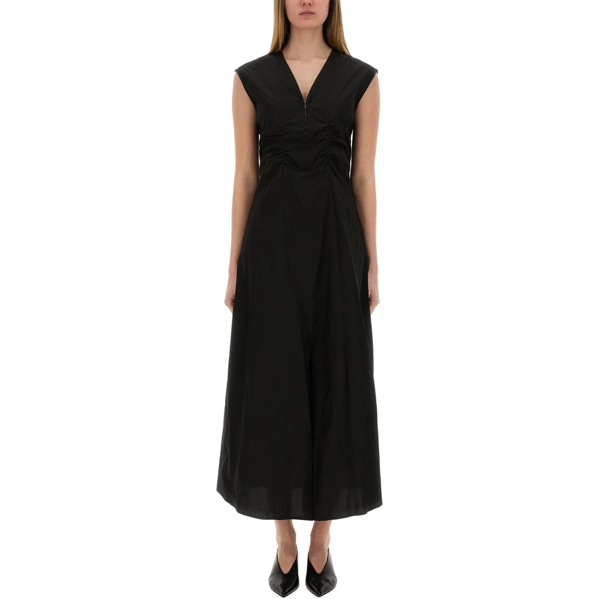 LONG POPLIN DRESS