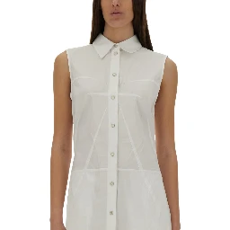 BUSTIER SHIRT DRESS