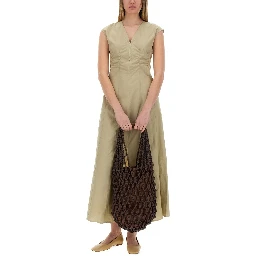 LONG POPLIN DRESS