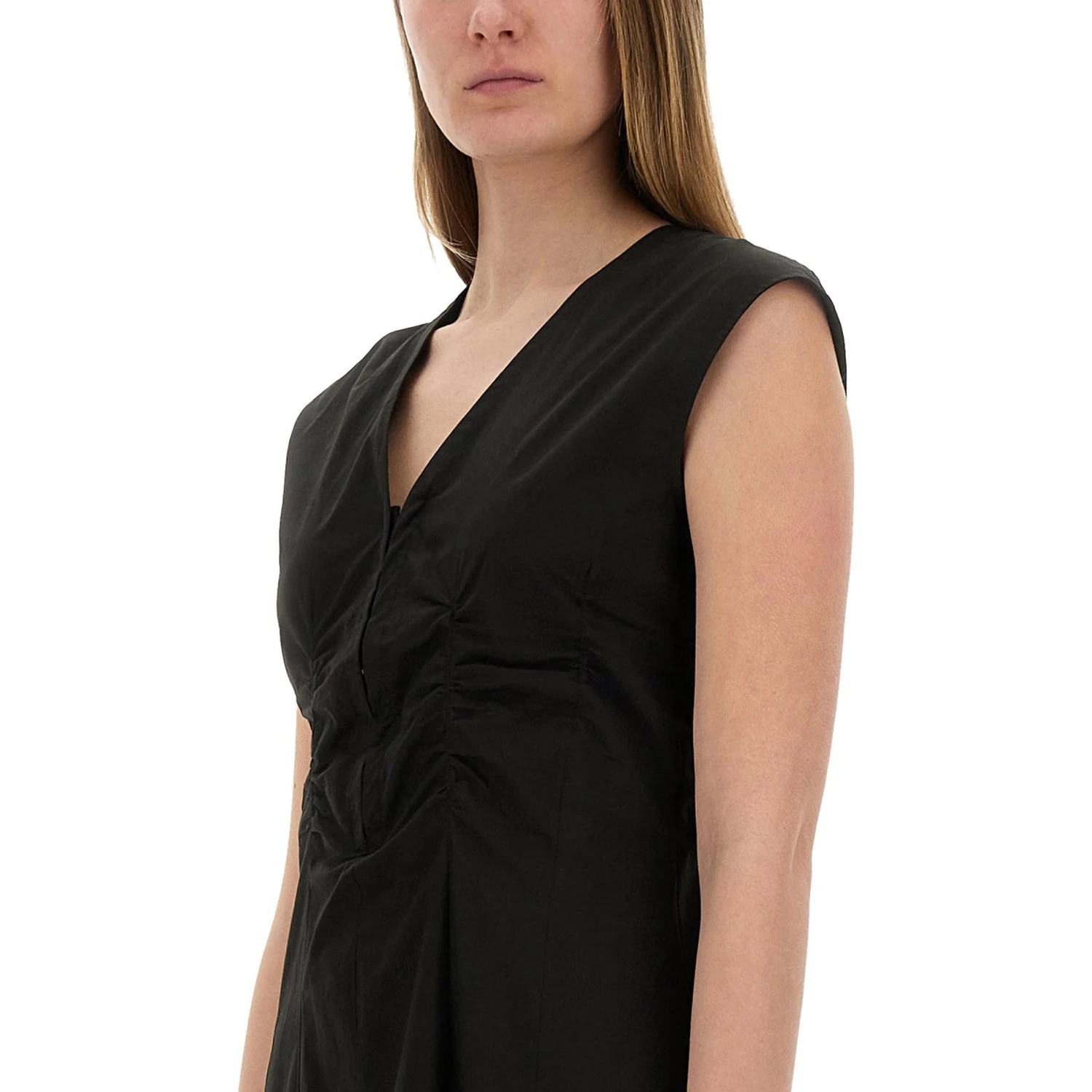 LONG POPLIN DRESS
