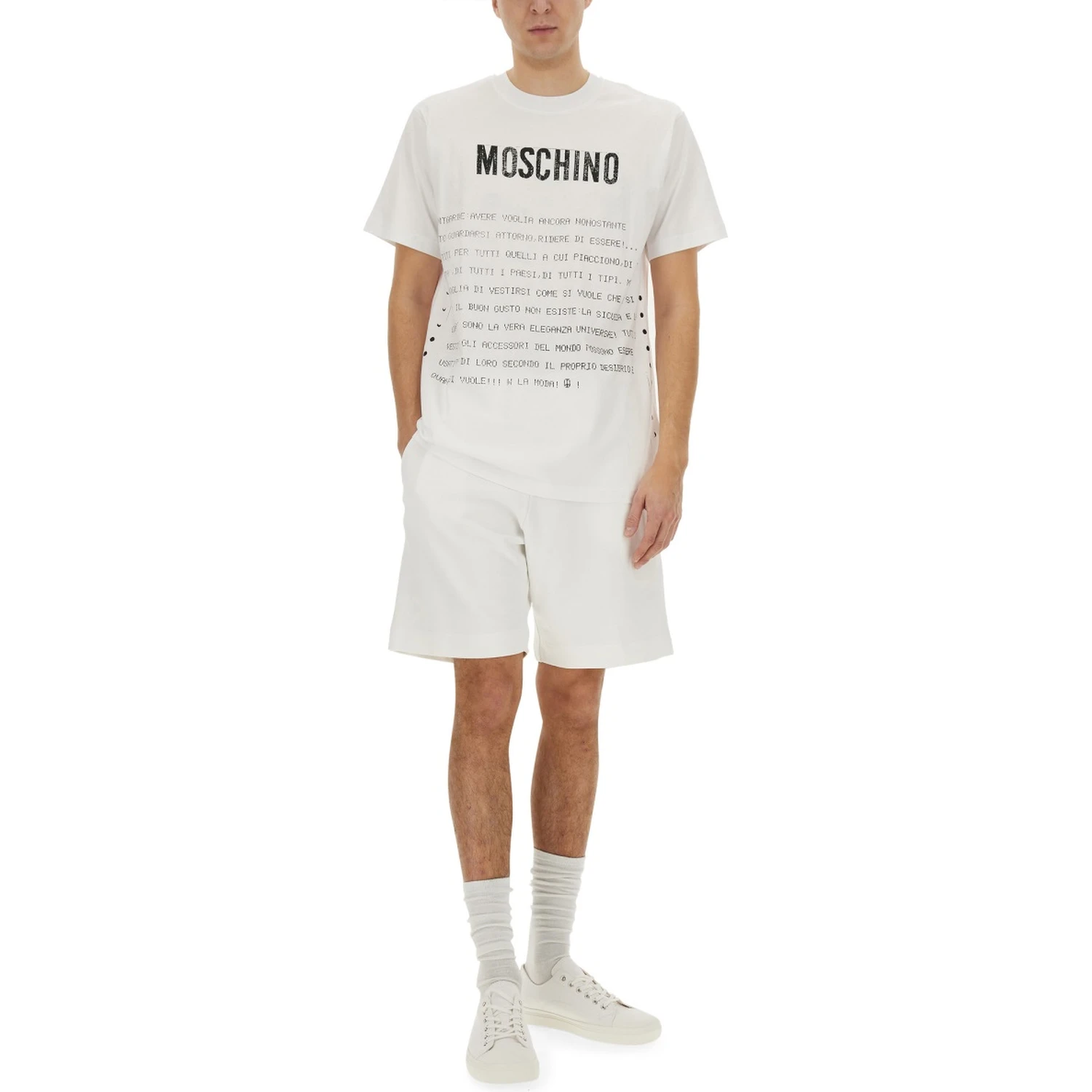 "MESSAGE PRINT" T-SHIRT