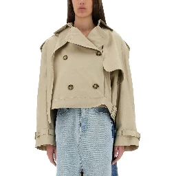 SHORT TRENCH COAT WITH BELT