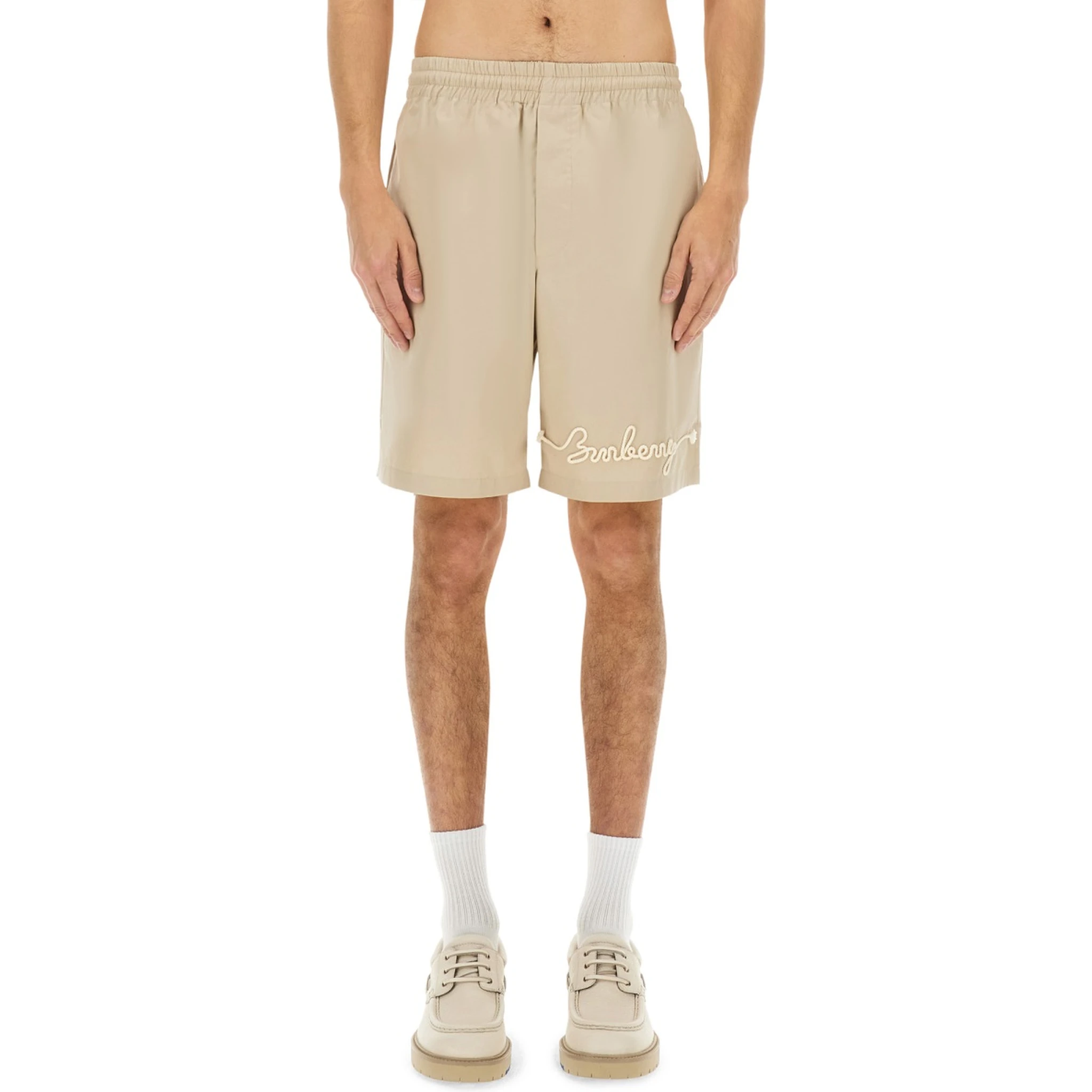 NAUTICAL STYLE LOGO SHORTS