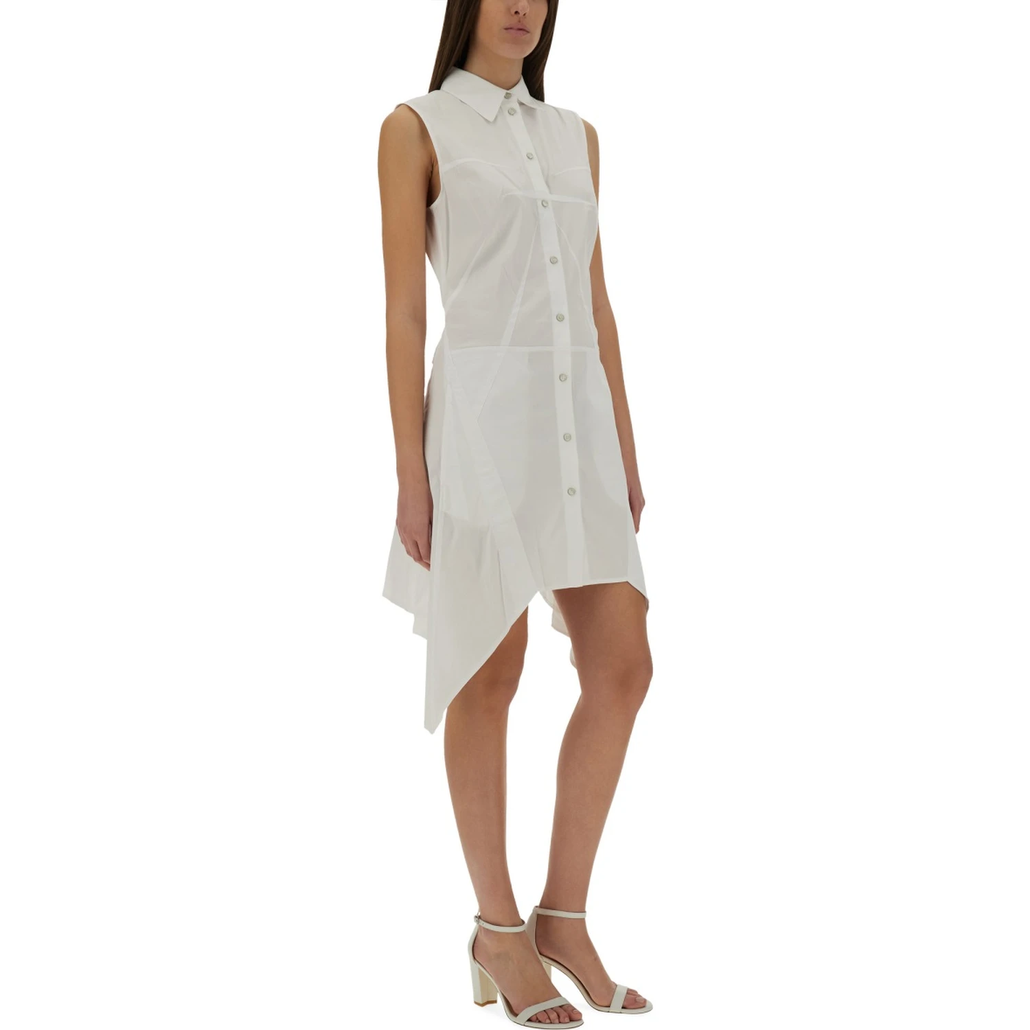 BUSTIER SHIRT DRESS