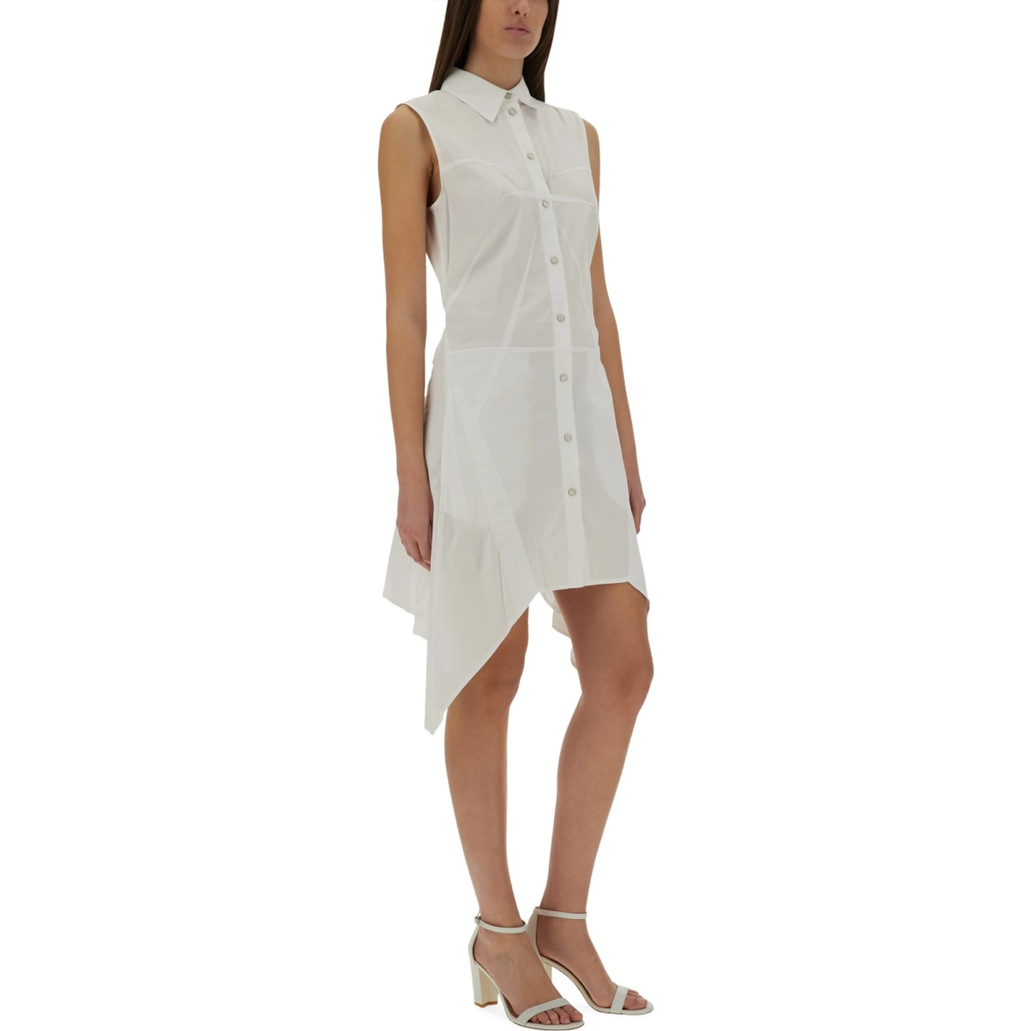 BUSTIER SHIRT DRESS