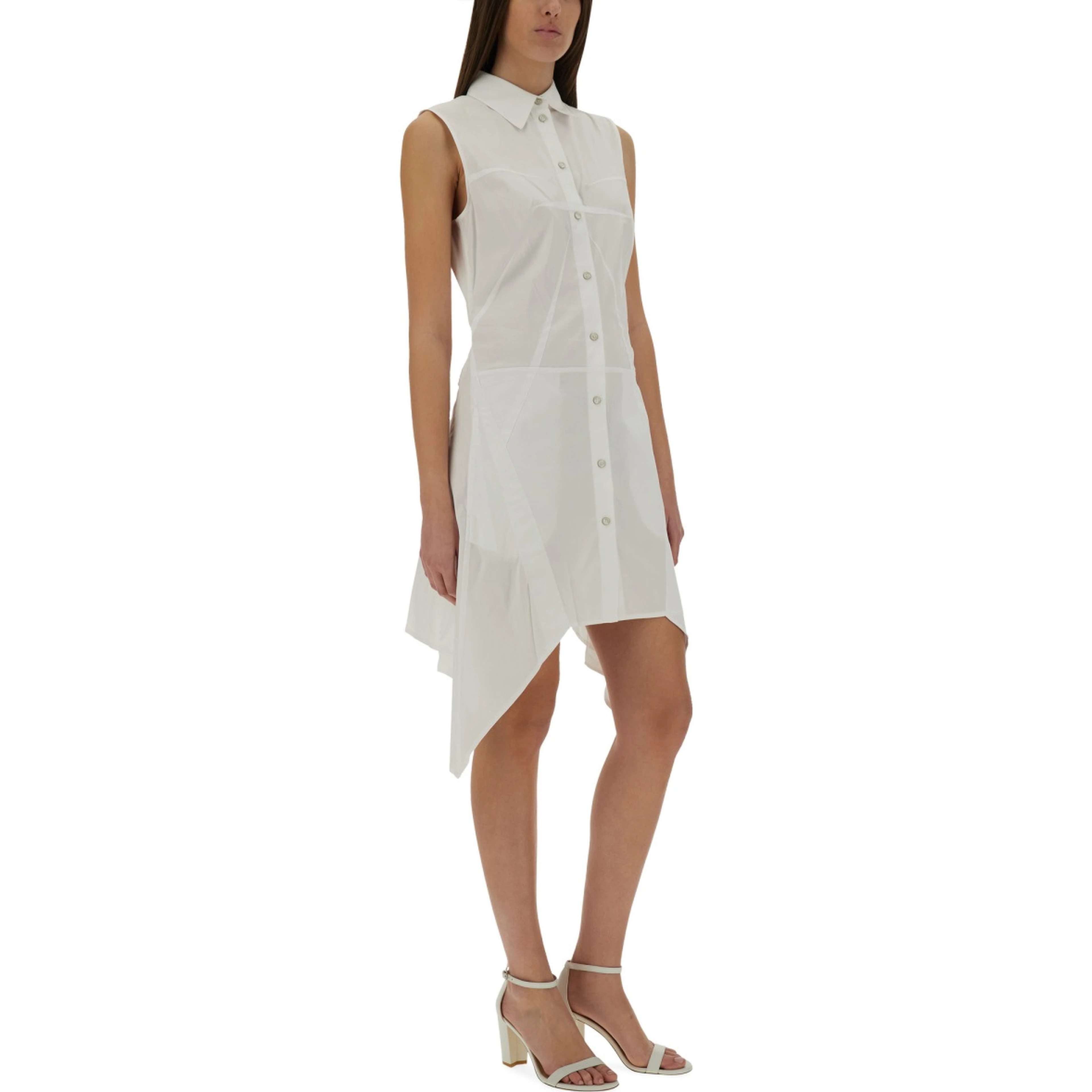 BUSTIER SHIRT DRESS