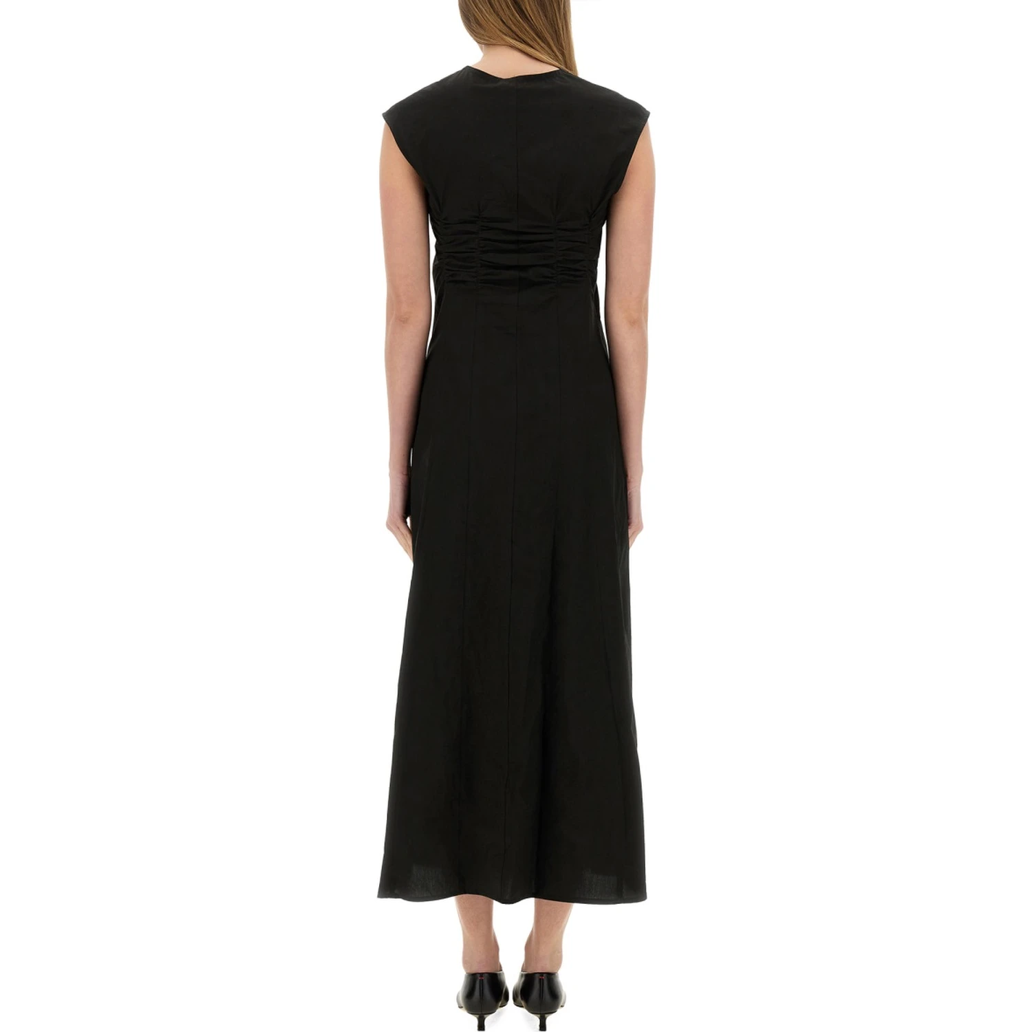 LONG POPLIN DRESS