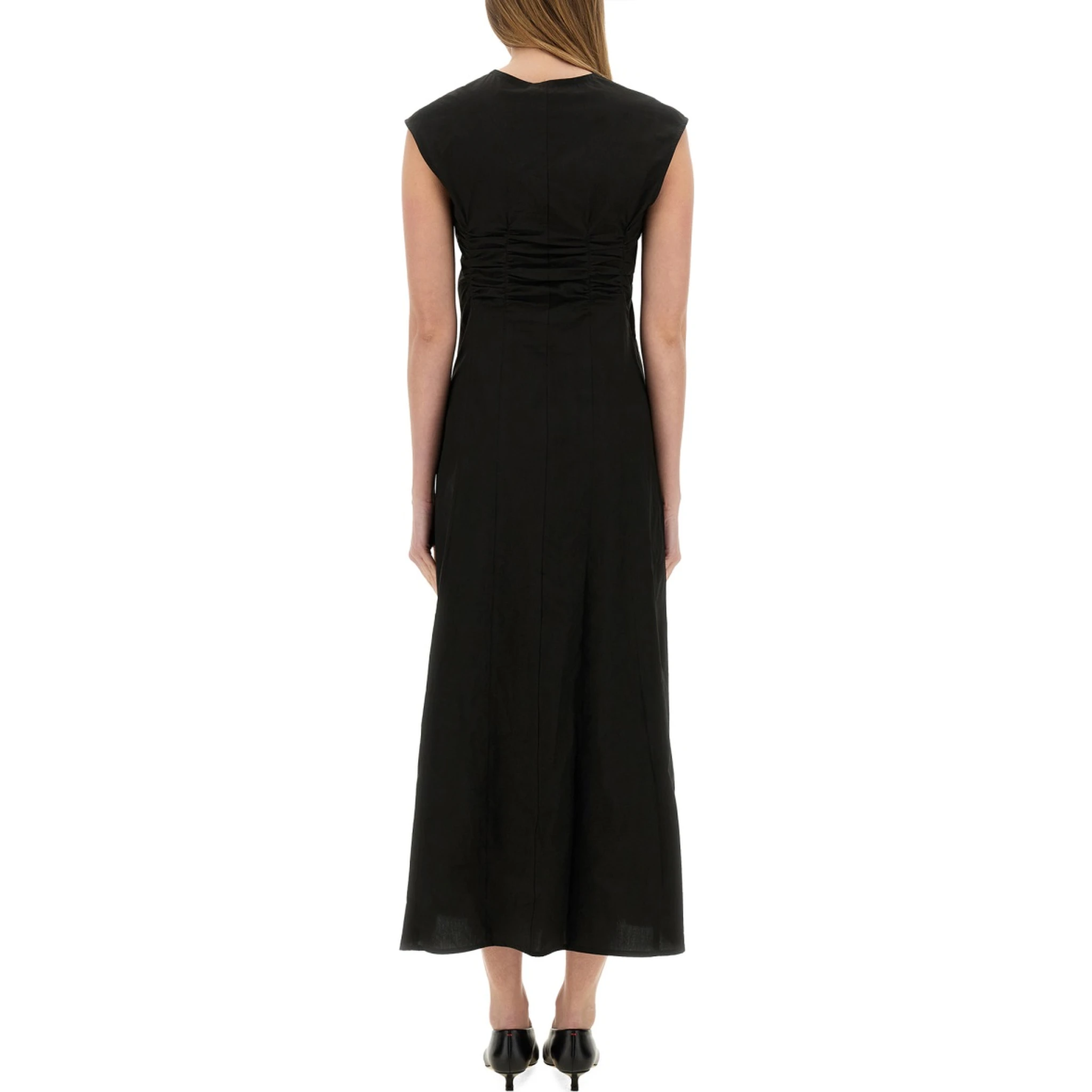 LONG POPLIN DRESS