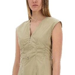 LONG POPLIN DRESS