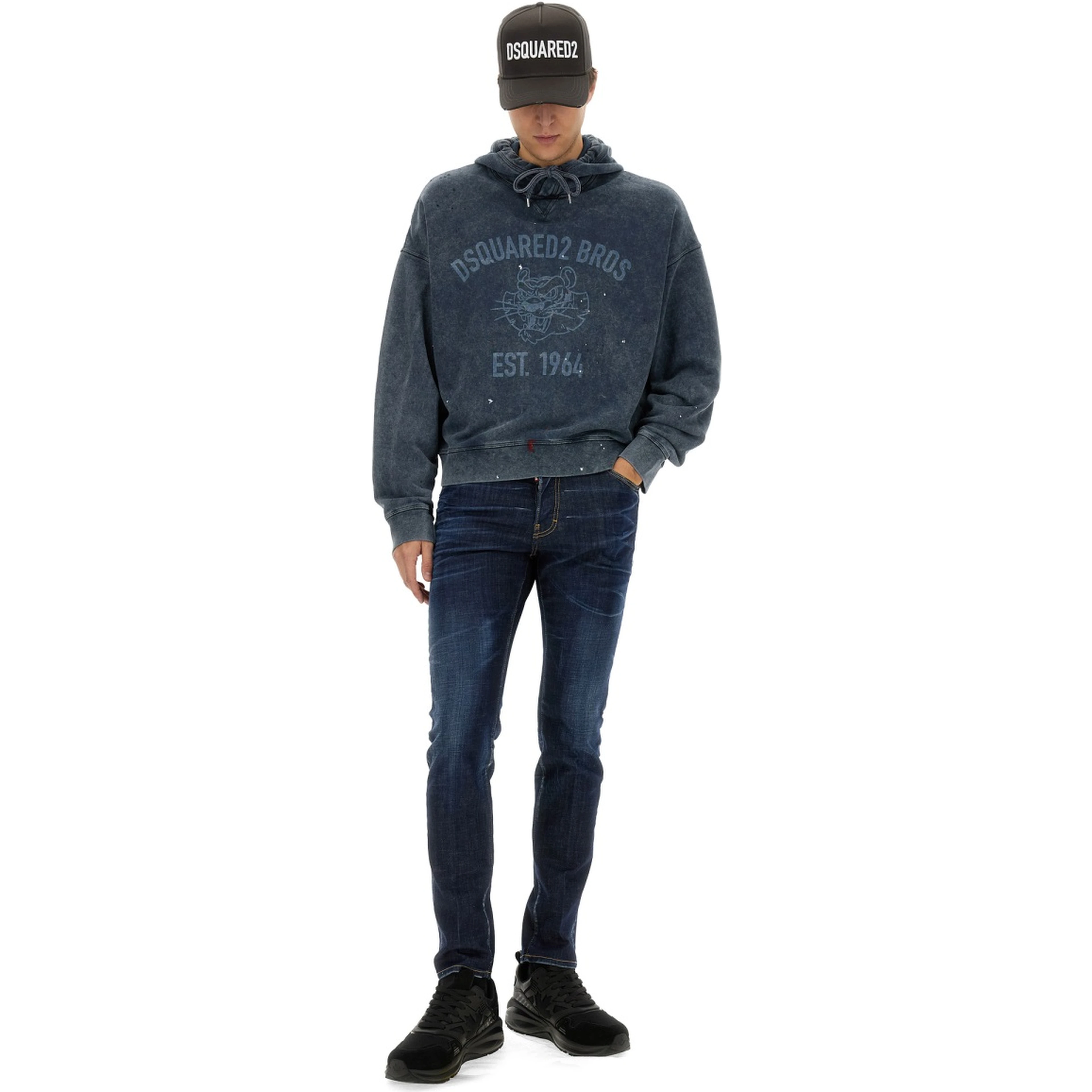 SWEATSHIRT WITH LOGO PRINT