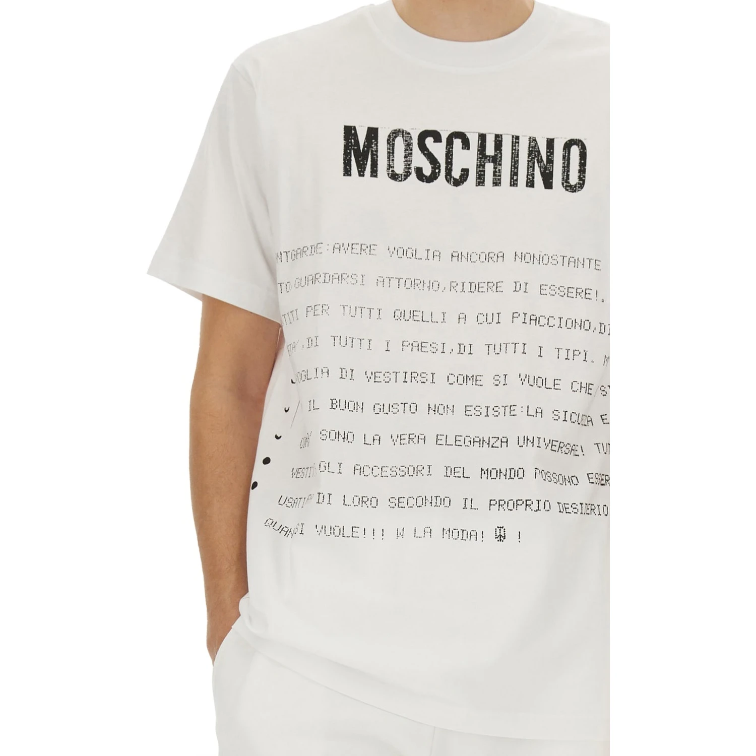 "MESSAGE PRINT" T-SHIRT
