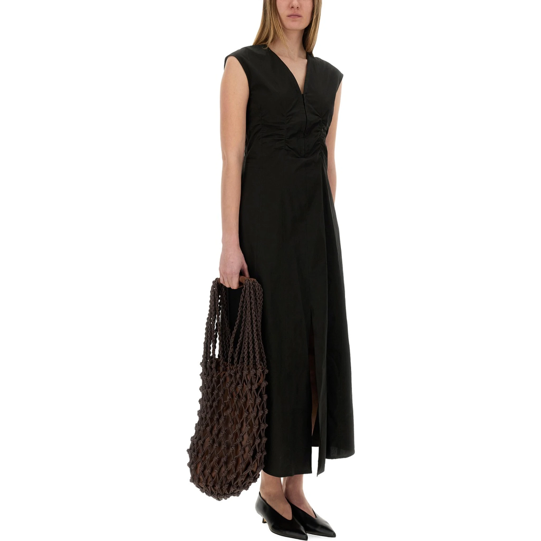LONG POPLIN DRESS