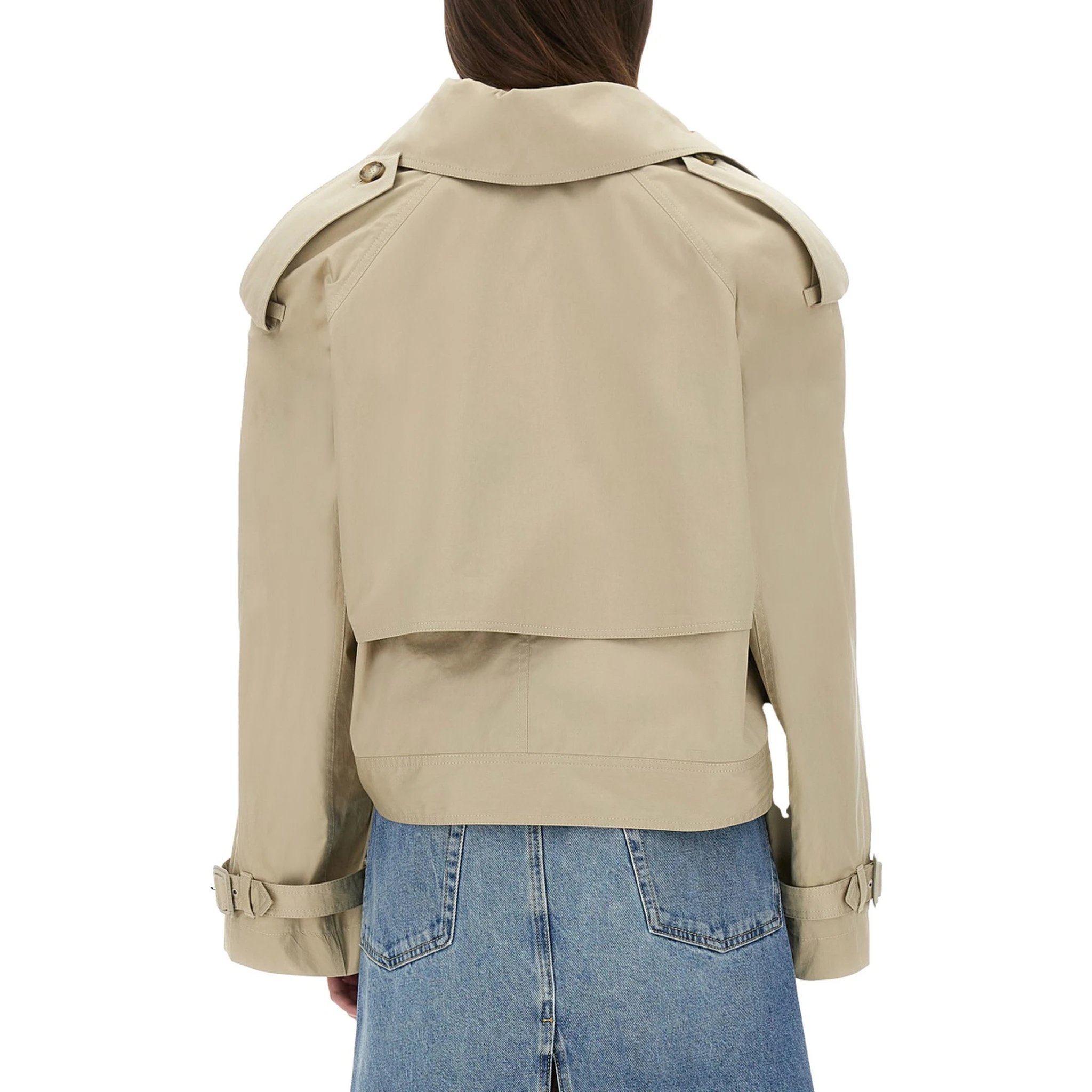 SHORT TRENCH COAT WITH BELT