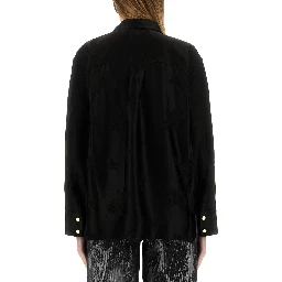 JACQUARD SATIN SHIRT