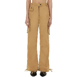 COTTON TWILL CARGO PANTS
