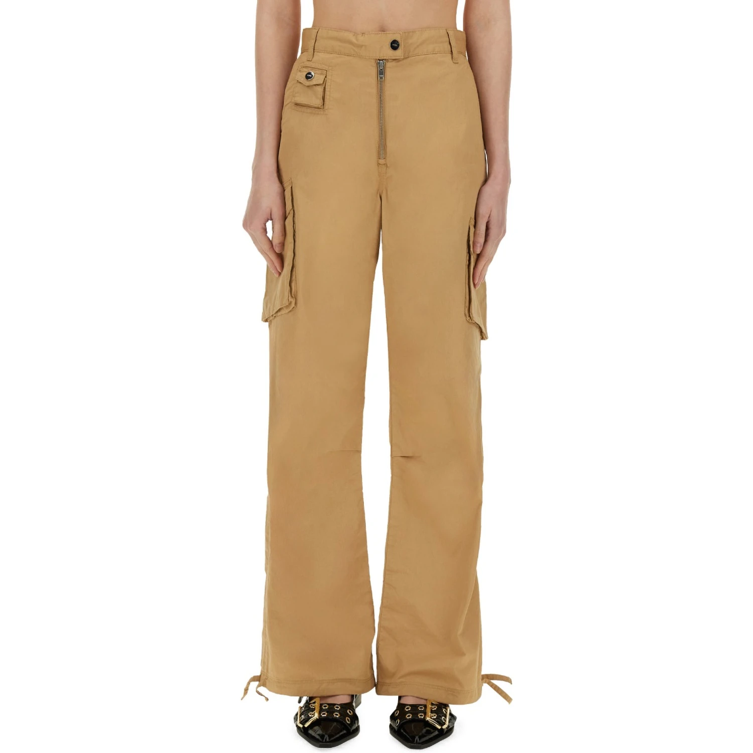COTTON TWILL CARGO PANTS