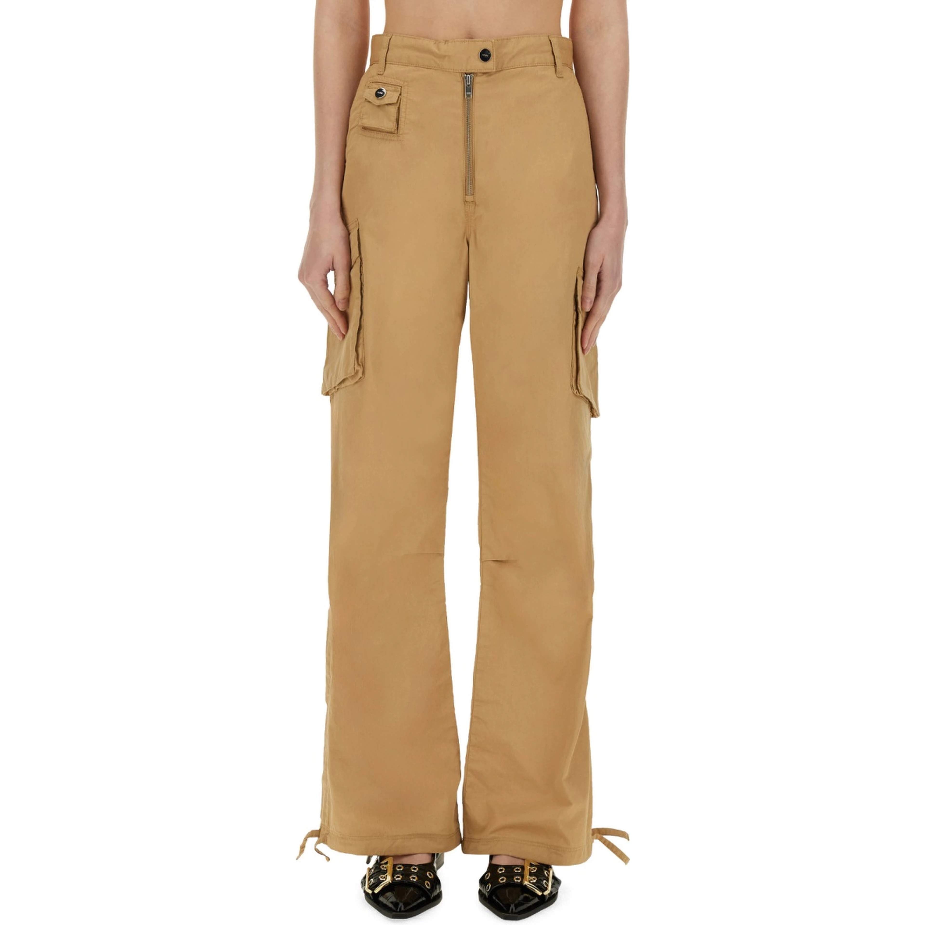 COTTON TWILL CARGO PANTS