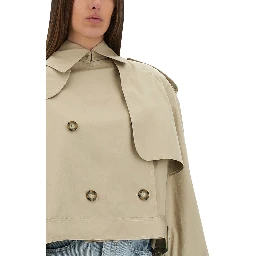 SHORT TRENCH COAT WITH BELT