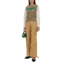 COTTON TWILL CARGO PANTS