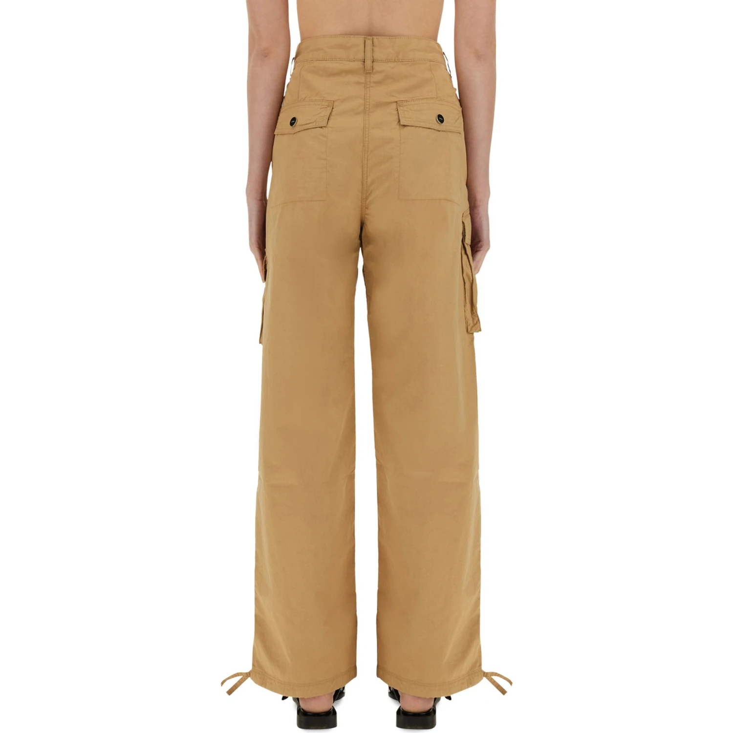 COTTON TWILL CARGO PANTS