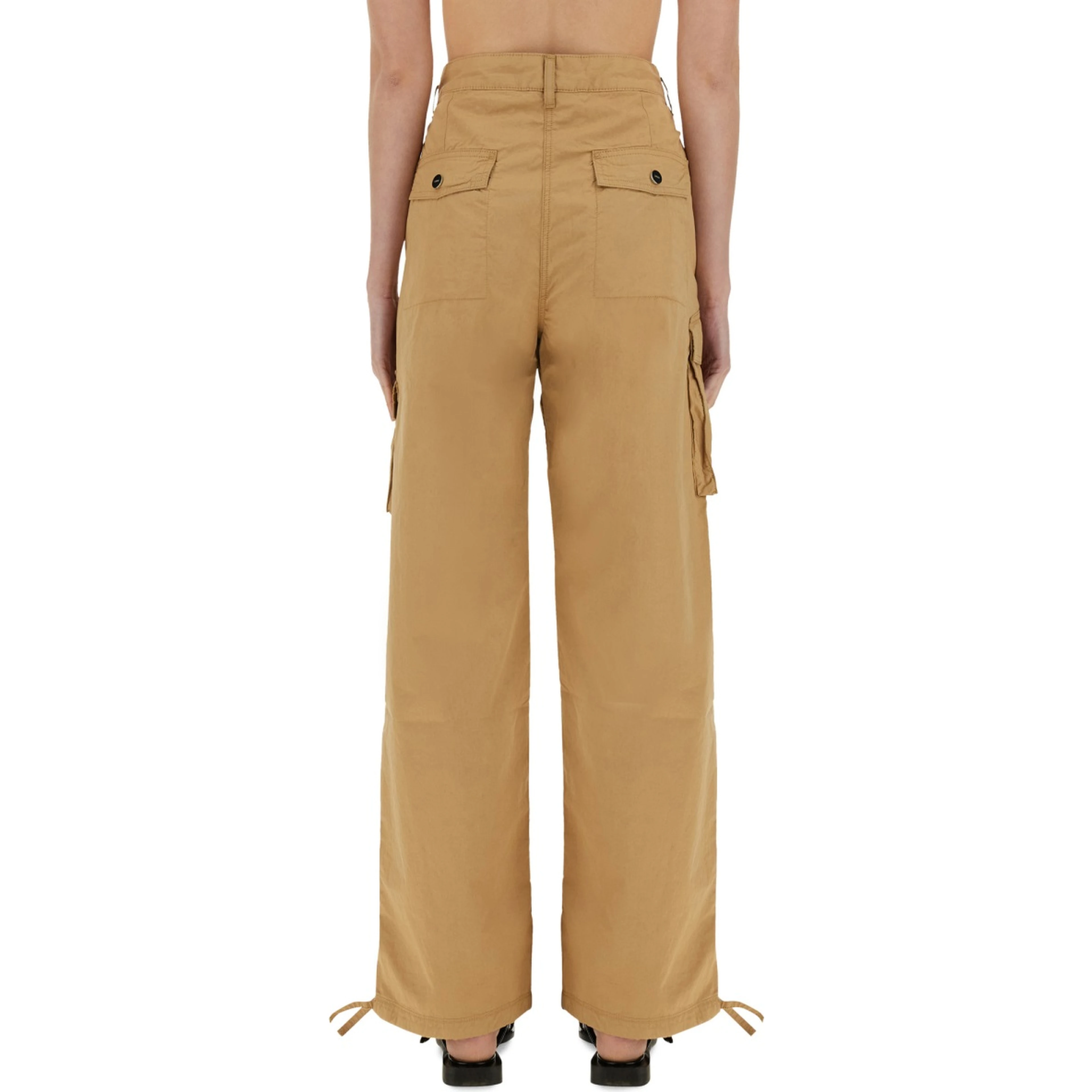 COTTON TWILL CARGO PANTS