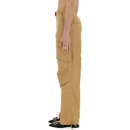 COTTON TWILL CARGO PANTS