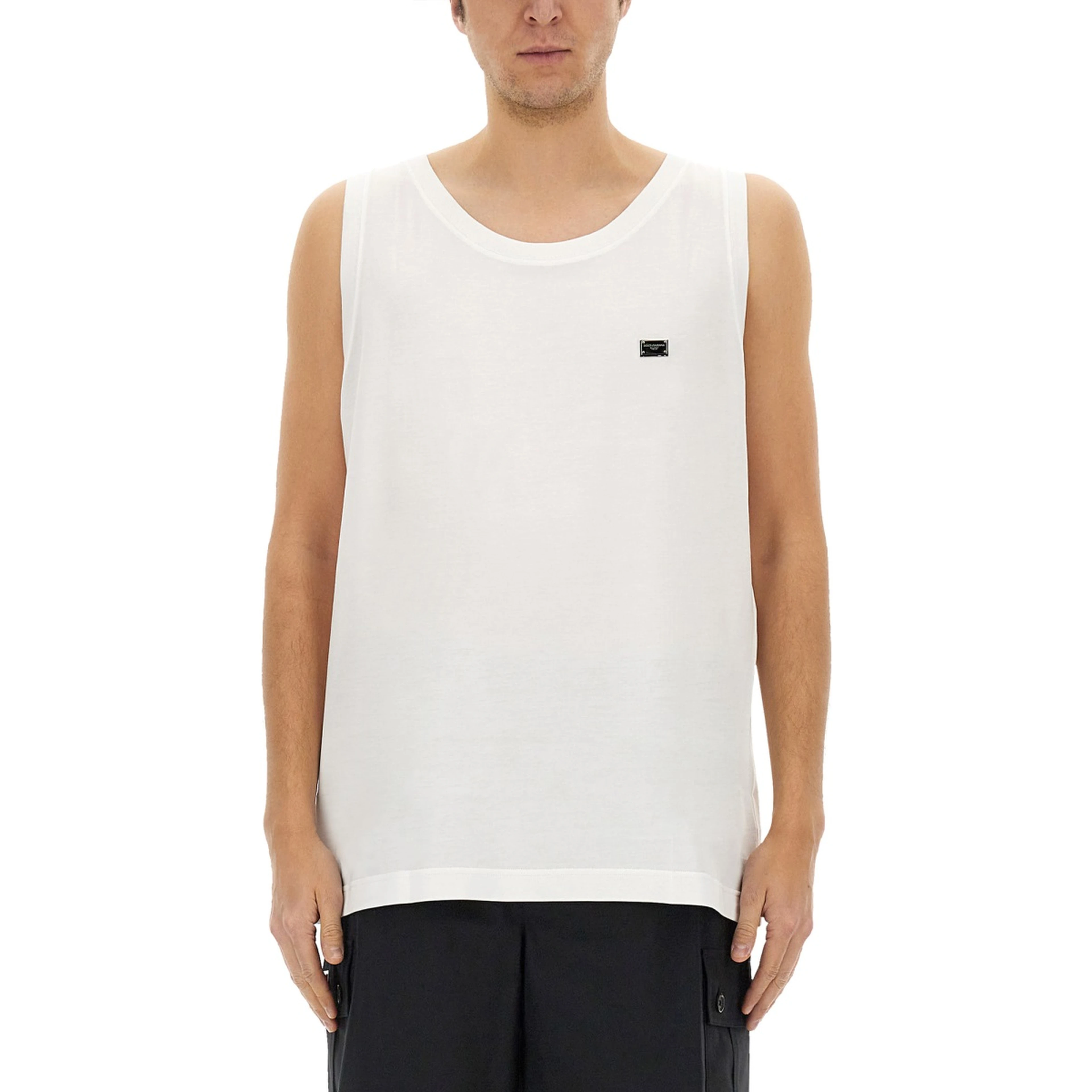 COTTON "OVER" TANK TOP