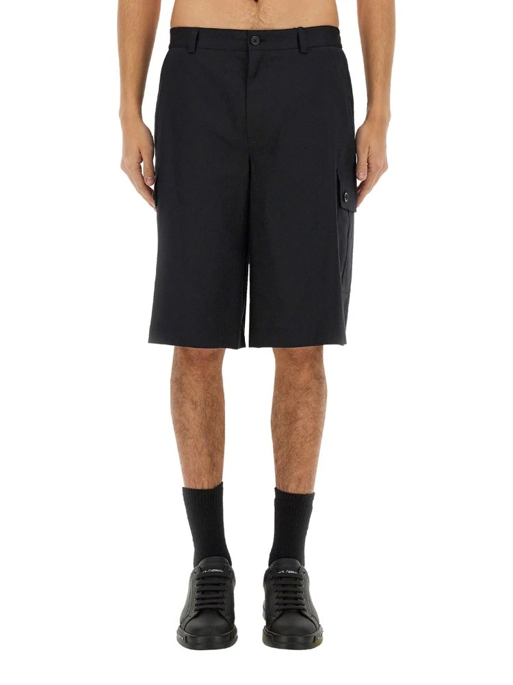 COTTON CARGO BERMUDA SHORTS