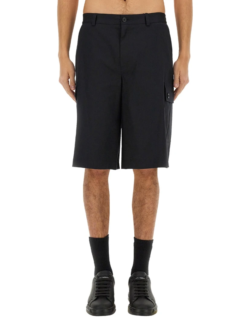 COTTON CARGO BERMUDA SHORTS