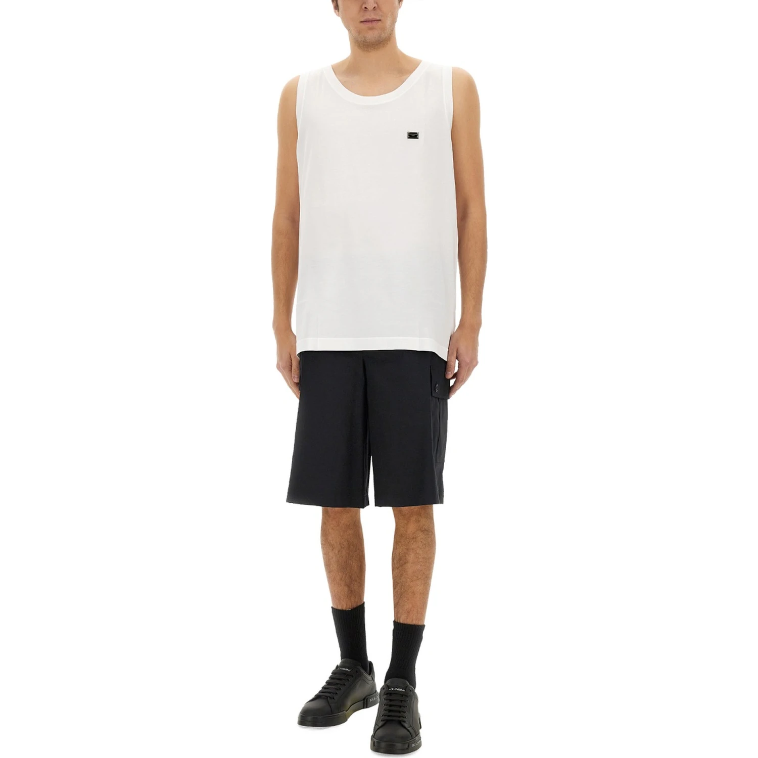 COTTON "OVER" TANK TOP