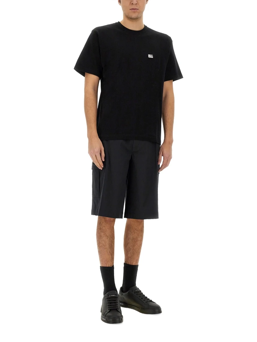 COTTON CARGO BERMUDA SHORTS