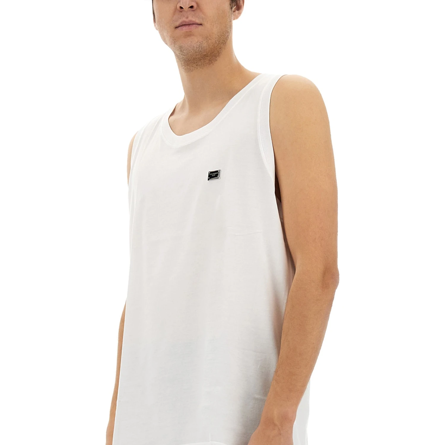 COTTON "OVER" TANK TOP