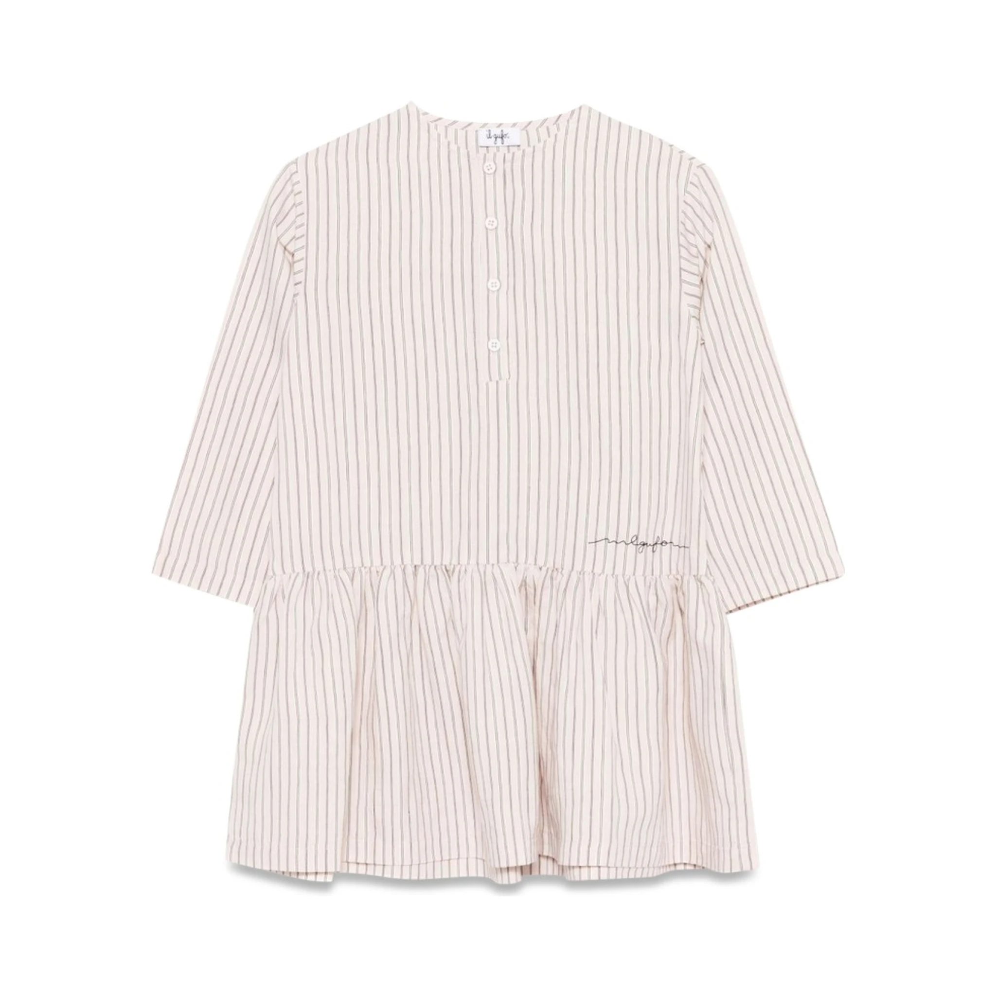 DRESS M/LONG FRAPPE