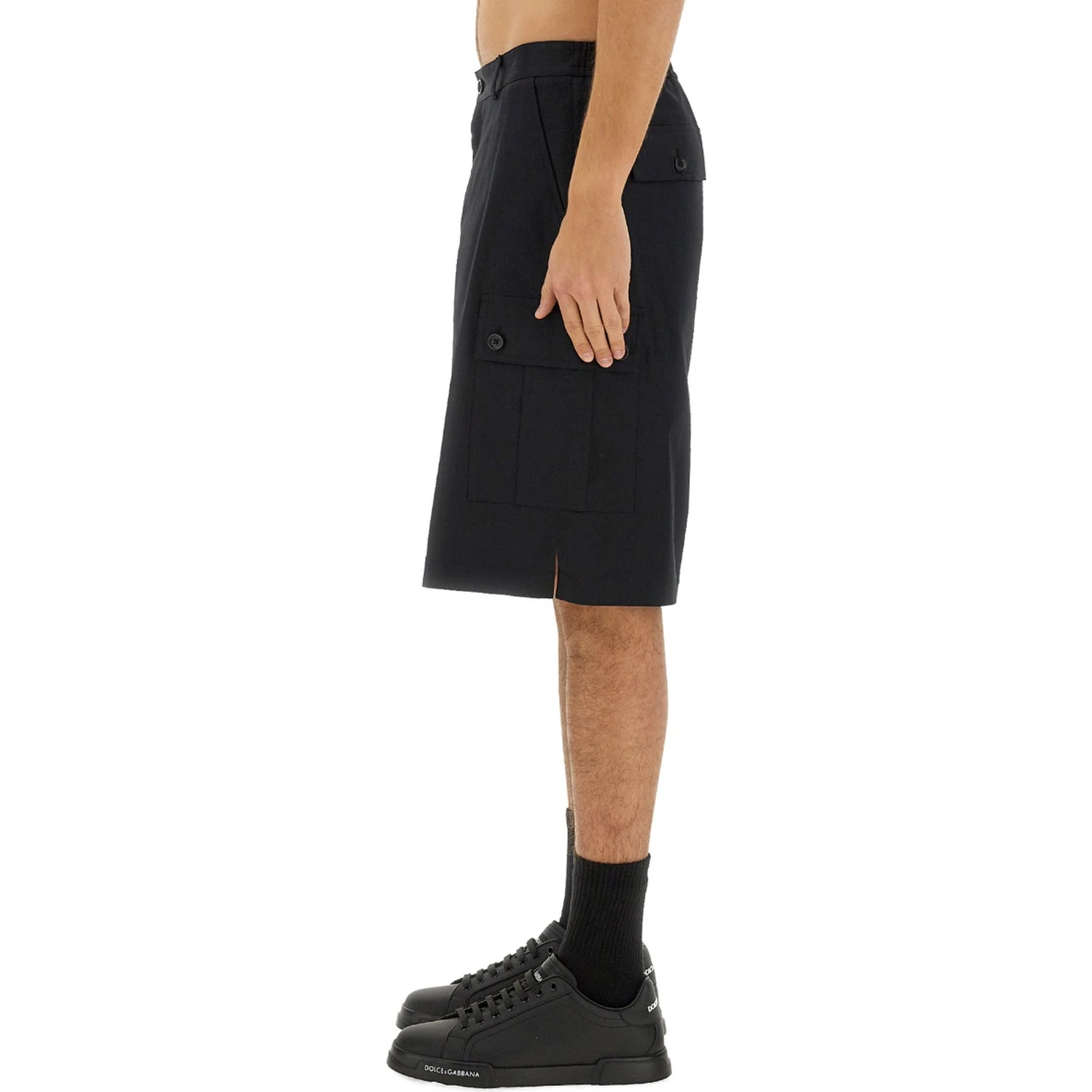 COTTON CARGO BERMUDA SHORTS