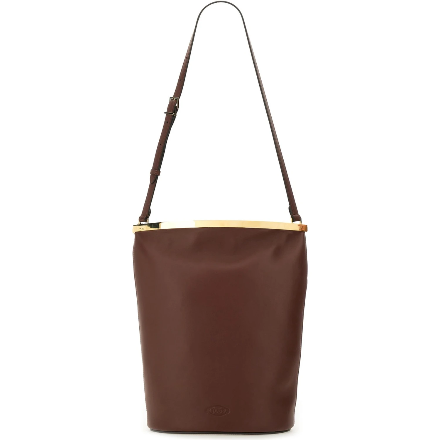 SMALL LEATHER BUCKET BAG