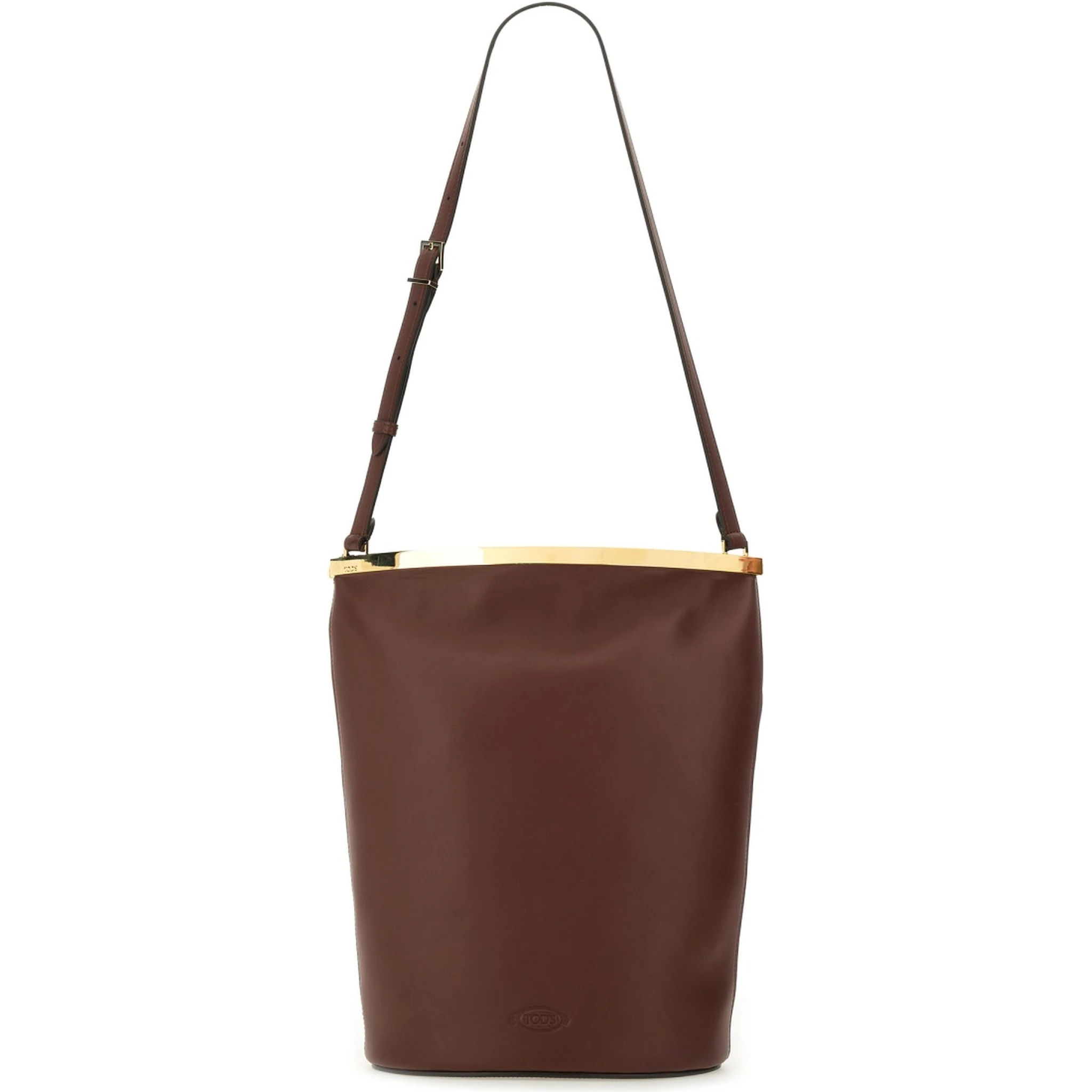 SMALL LEATHER BUCKET BAG