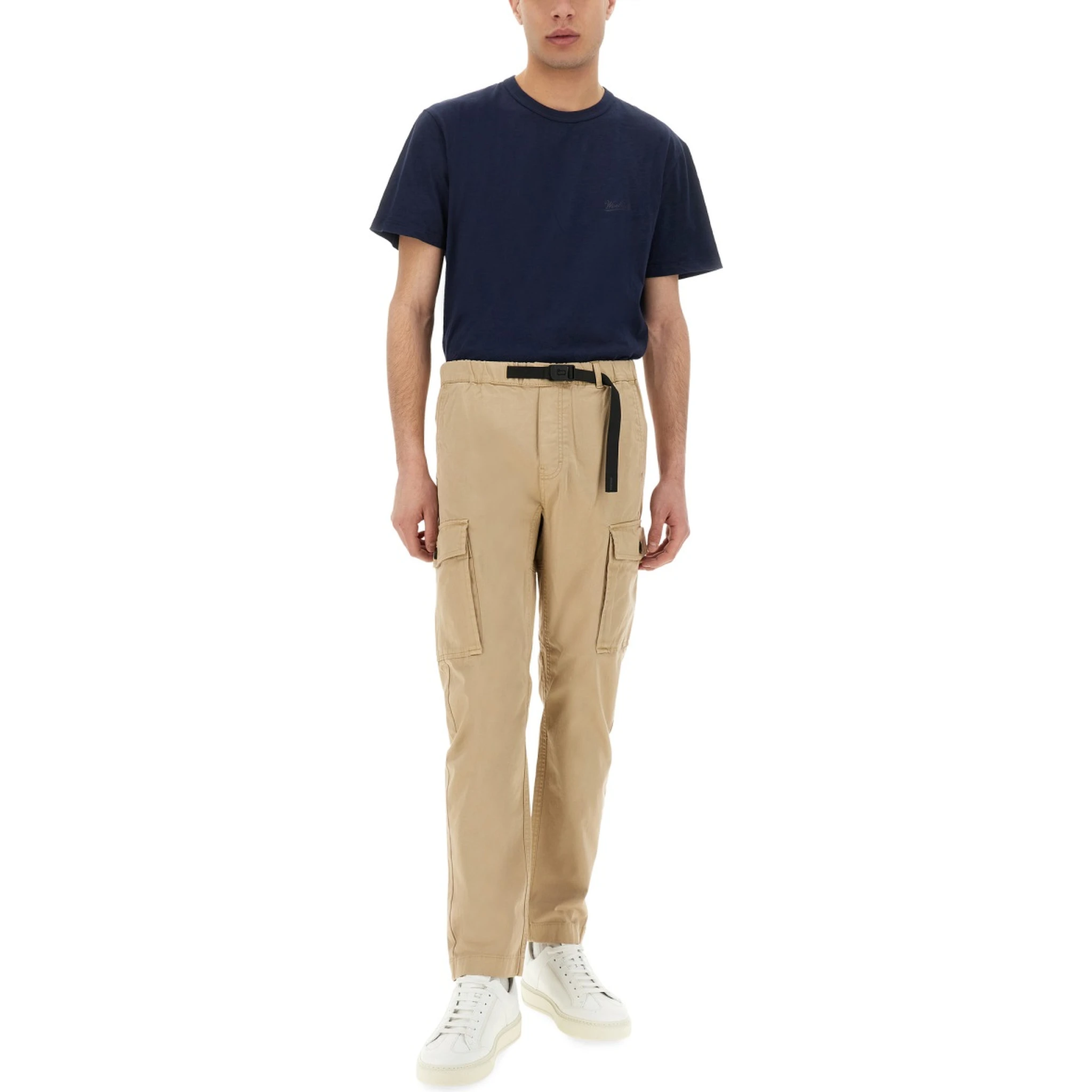 cargo pants with belt
