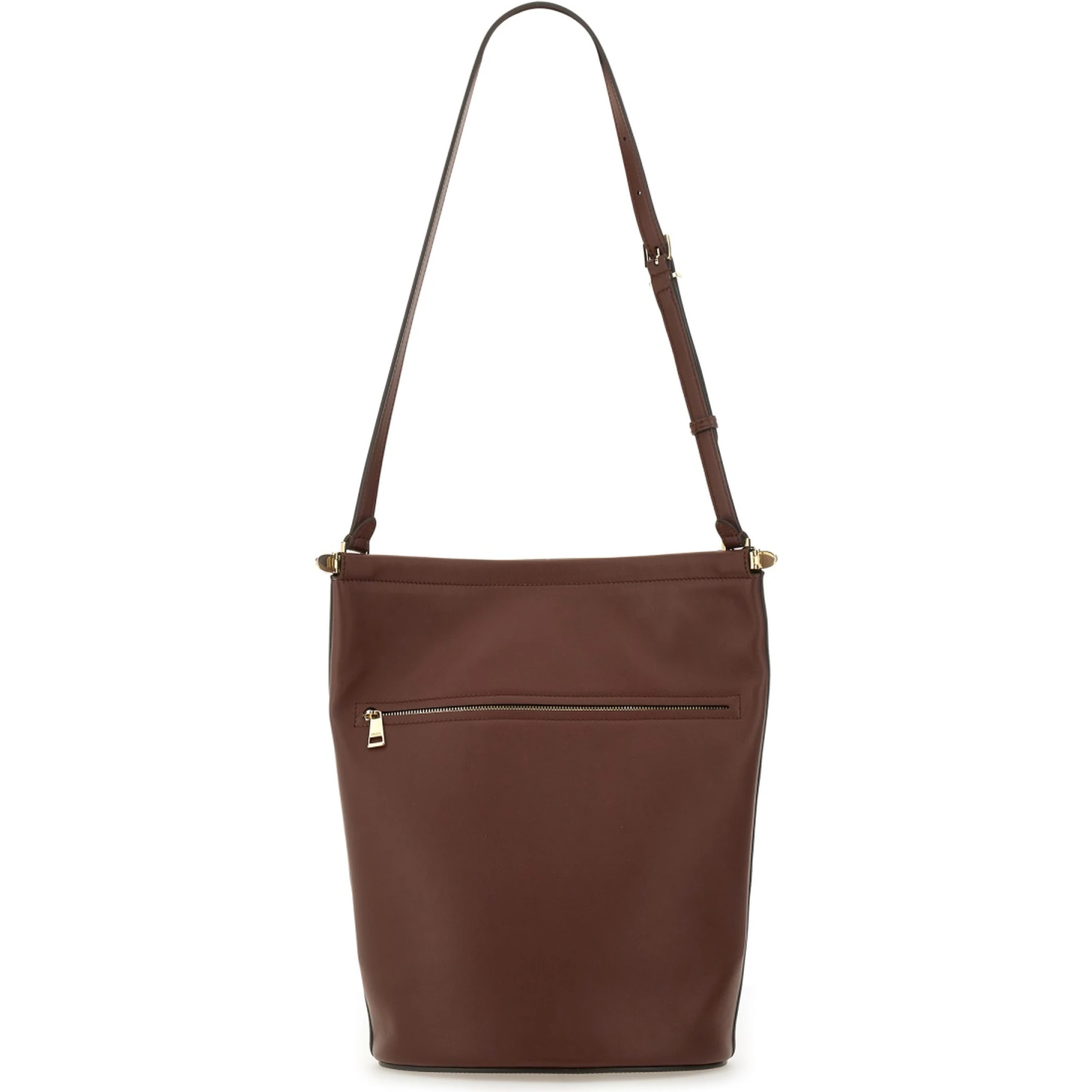 SMALL LEATHER BUCKET BAG