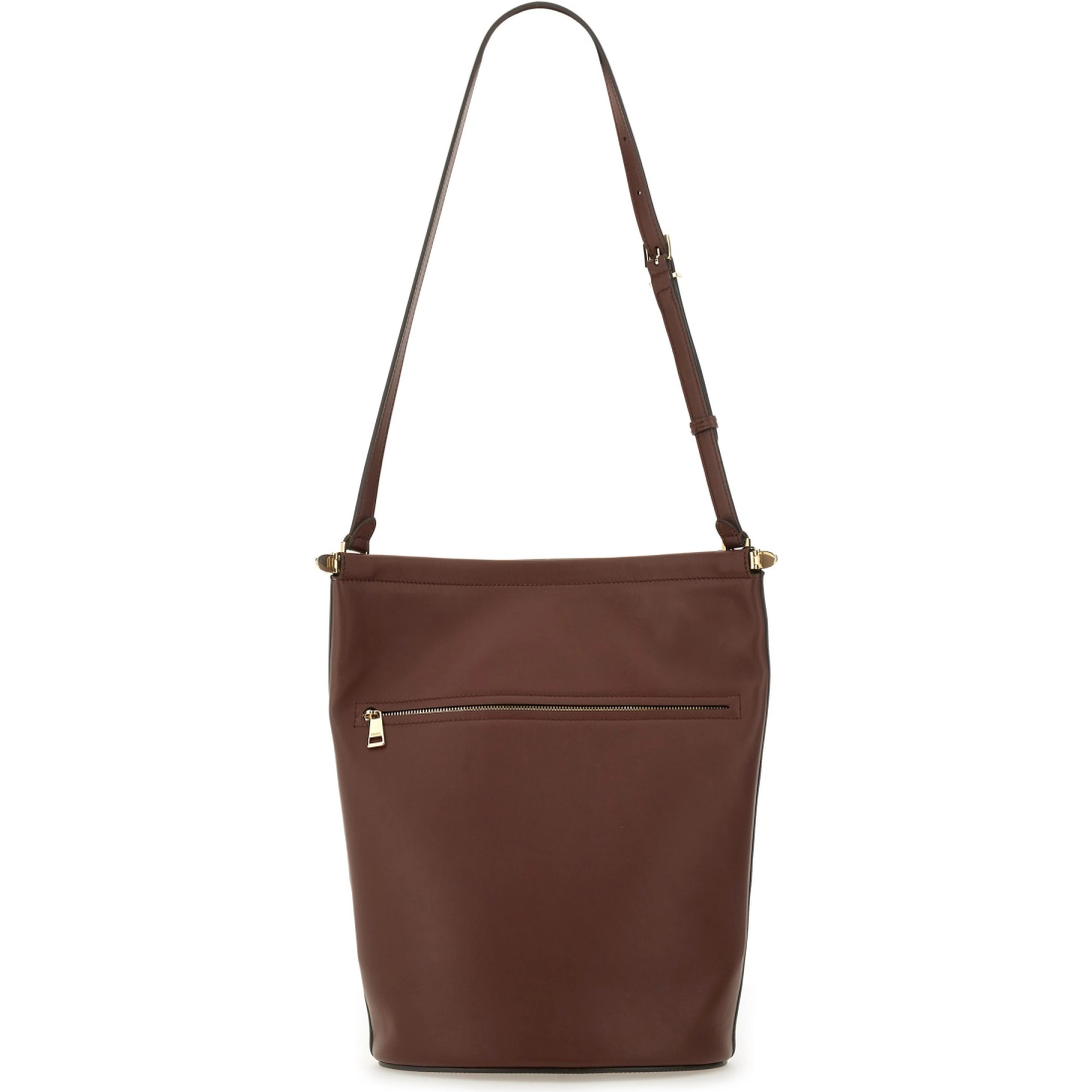 SMALL LEATHER BUCKET BAG