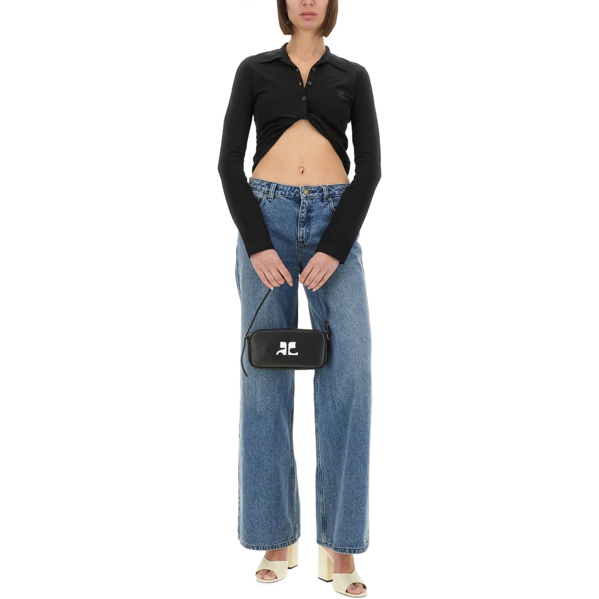 CROPPED POLO SHIRT "TWIST"