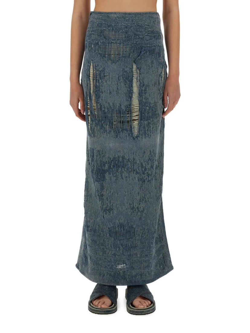 "DE-MEGAN-FSG" LONG SKIRT