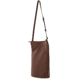 SMALL LEATHER BUCKET BAG