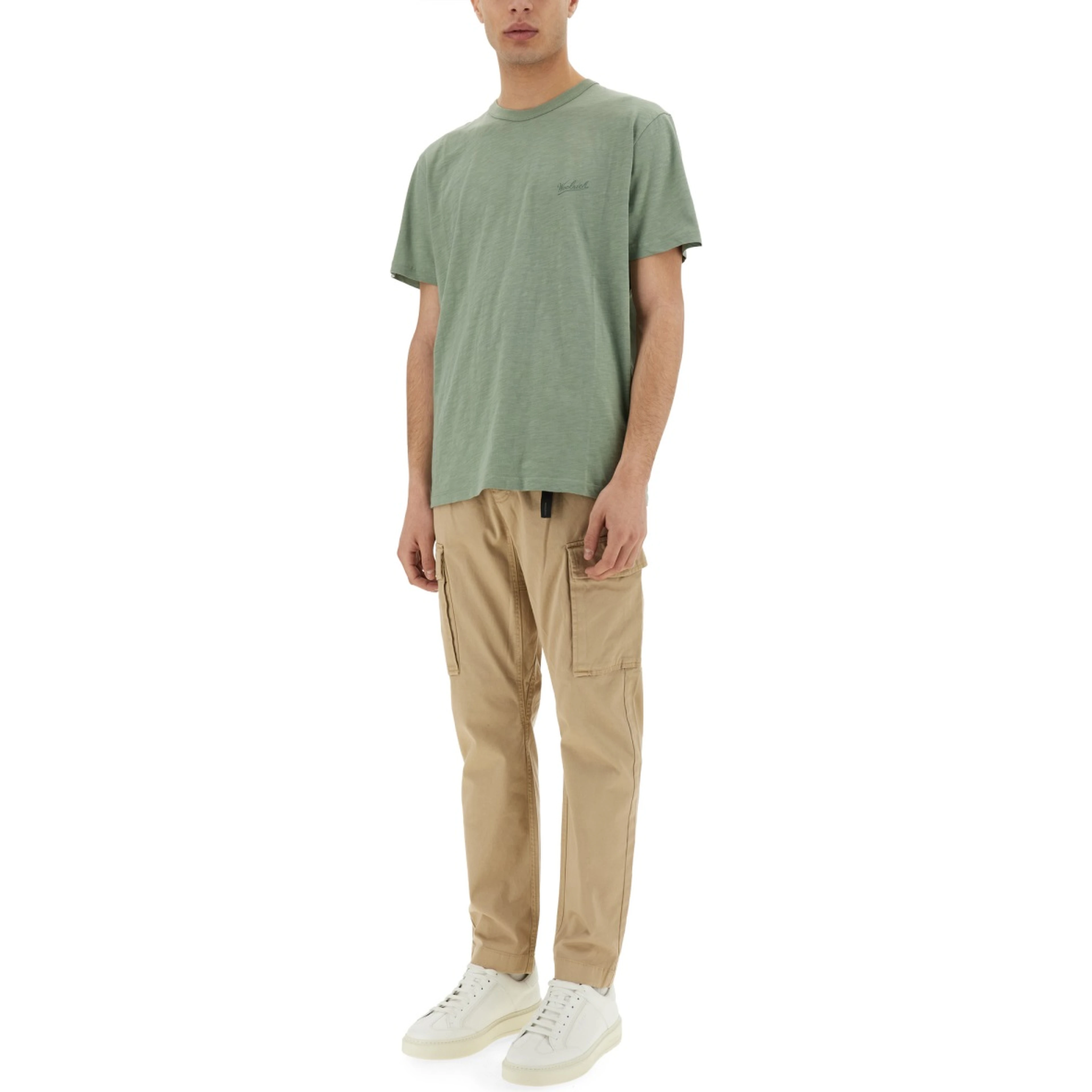 FLAMED COTTON T-SHIRT