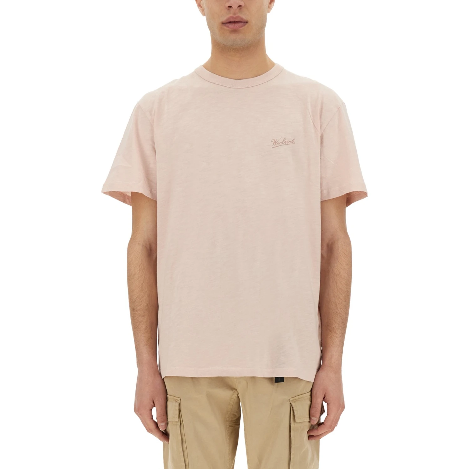 FLAMED COTTON T-SHIRT
